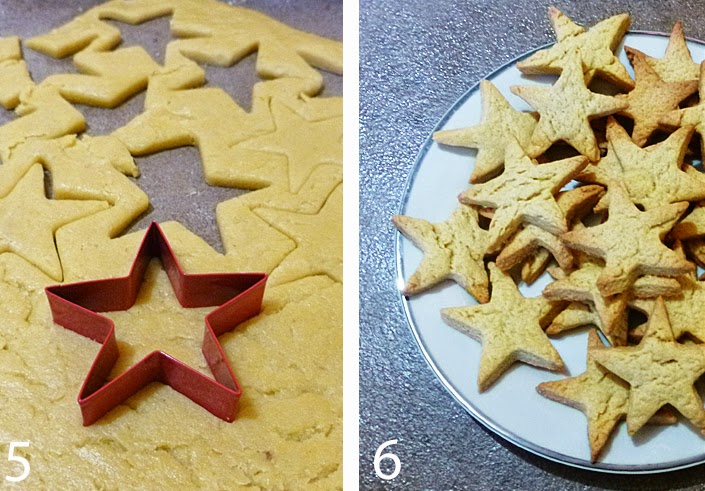 biscuits de Noël, cookies de Noël, biscuits en forme d'étoiles, recette gâteaux colorés, recette glaçage 