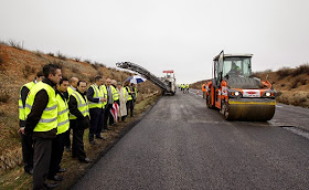 Obras en la M-100 para mejorar la seguridad vial en el Corredor del Henares