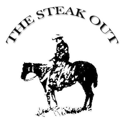 The Steak Out Restaurant & Saloon logo