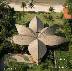 kiến trúc nhà lá Leaf House 02 750x735 Kiến trúc nhà lá thú vị tại Brazil