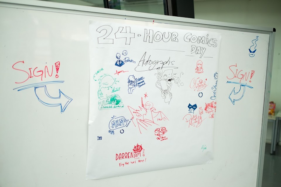 24 Hours Comics Day 2013 Singapore at Lasalle