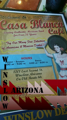 Cafe «Casa Blanca Cafe», reviews and photos, 1201 E 2nd St, Winslow, AZ 86047, USA