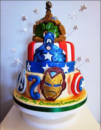 Avengers Birthday Cakes