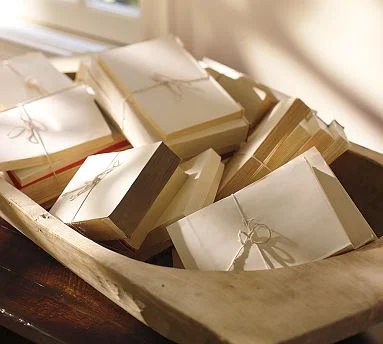deconstructed paper back books twine bows