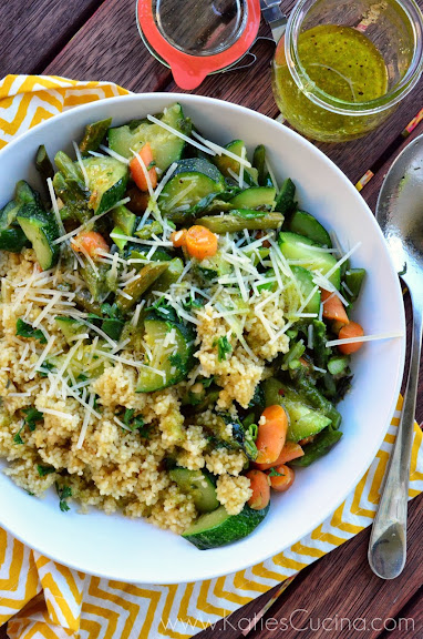 Lime Couscous with Veggies from KatiesCucina.com #recipe #couscous