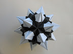 Spiked Icosahedron from 30 Nick Robinson's Trimodules: http://www.nickrobinson.info/origami/diagrams/trimodule.htm
