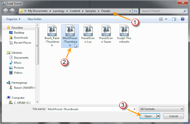 การนำโมเดลจาก 3ds max มาทำเป็น Mesh เก็บไว้ใช้งานใน modo 3ds2modo15