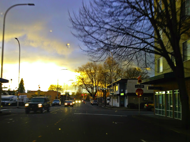 A sunset's goodbye to 2014. Renton Washington.