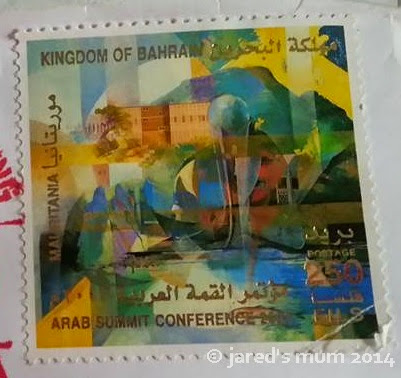 stamps, sunday stamps, Finland, Bahrain