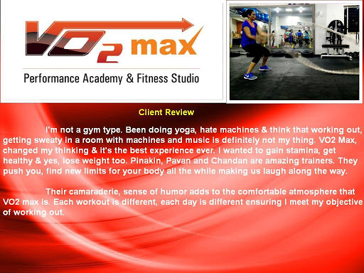 Vo2Max Performance Academy & Fitness Studio, No.432,1st Floor, 6th Main,, Above Maruthi Driving School, Vijaynagar,, Mysuru, Karnataka 570017, India, Physiotherapist, state KA