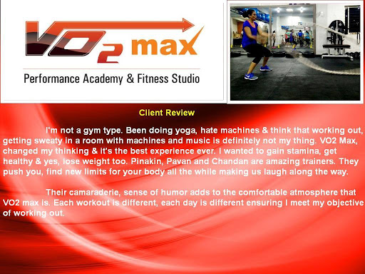 Vo2Max Performance Academy & Fitness Studio, No.432,1st Floor, 6th Main,, Above Maruthi Driving School, Vijaynagar,, Mysuru, Karnataka 570017, India, Personal_Trainer, state KA