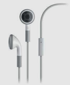  High Quality Handsfree Earphone with Microphone and Click-button for Apple iPhone 3gs (Non Oem)