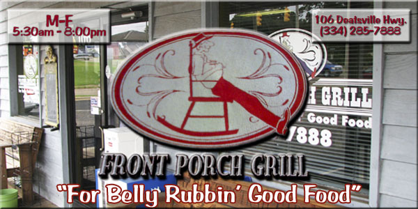 down home cooking restaurant in millbrook, alabama The front porch grill cafe restaurant in millbrook, alabama