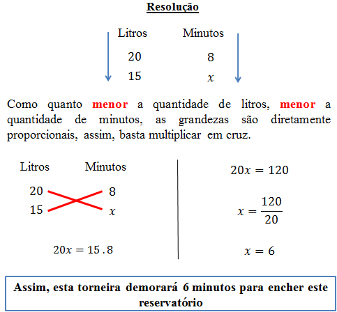 REGRA DE TRÊS SIMPLES \Prof Gis Matemática - Física