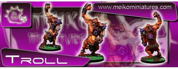 Blood Bowl Troll Meiko Orcos