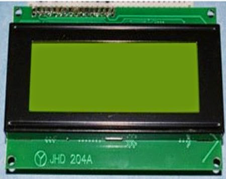  LCD Module for Arduino 20 x 4, Black on Green