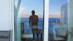 Taking a picture of the door to our room from the deck. I was bored. Taking a picture of the door to our room from the deck. I was bored.