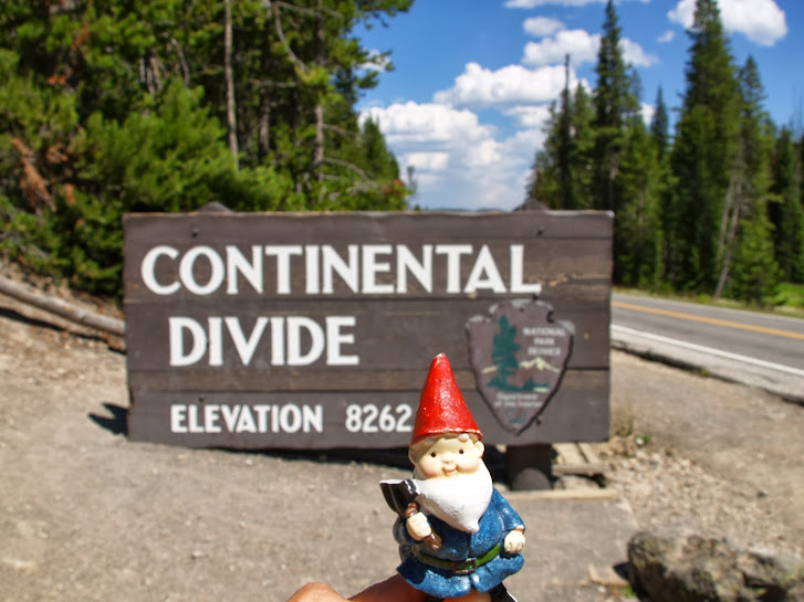 I'm standing on the Pacific side of the Divide.