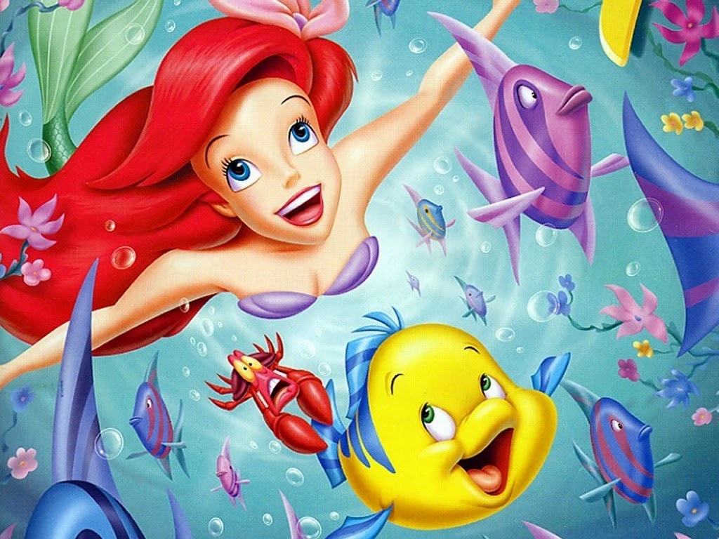 ariel-pequena-sereia-little-mermaid-and-friends