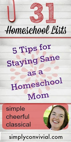 5 concepts to keep you sane as a homeschool mom - it is possible!