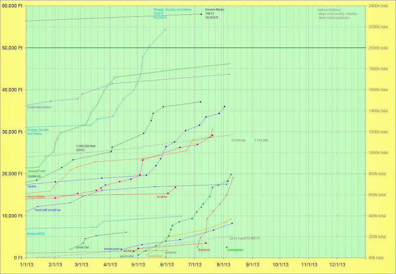 2013 Participate Chart: Elevation / Time