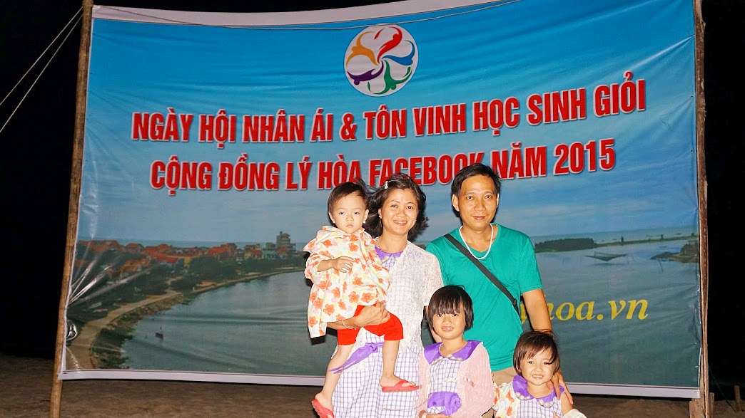 Gia đình ở Sài Gòn về tham gia
