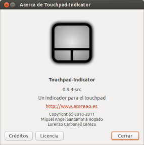 Touchpad-Indicator en Ubuntu Raring Ringtail