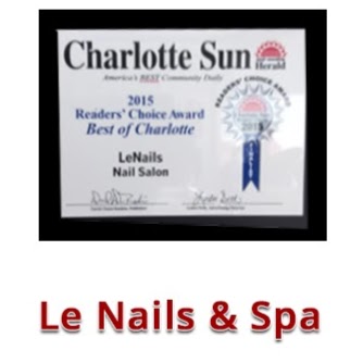 Le Nails & Spa logo