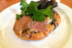 A meatstravaganza dinner at Au Pied De Cochon for 10 ladies on September 13, 2014 - Tarte de Foie Gras