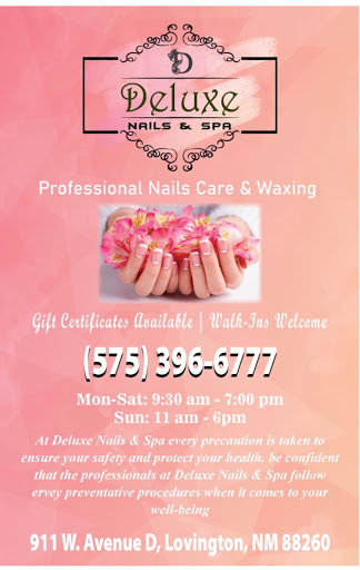 Deluxe Nails & Spa logo