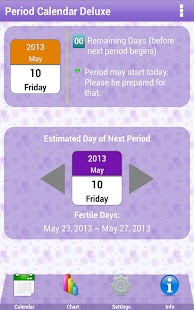 Download Period Calendar Deluxe apk