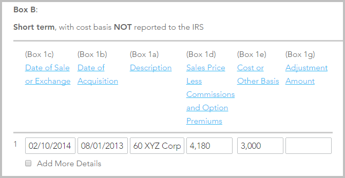 are stock options reported on 1099-b