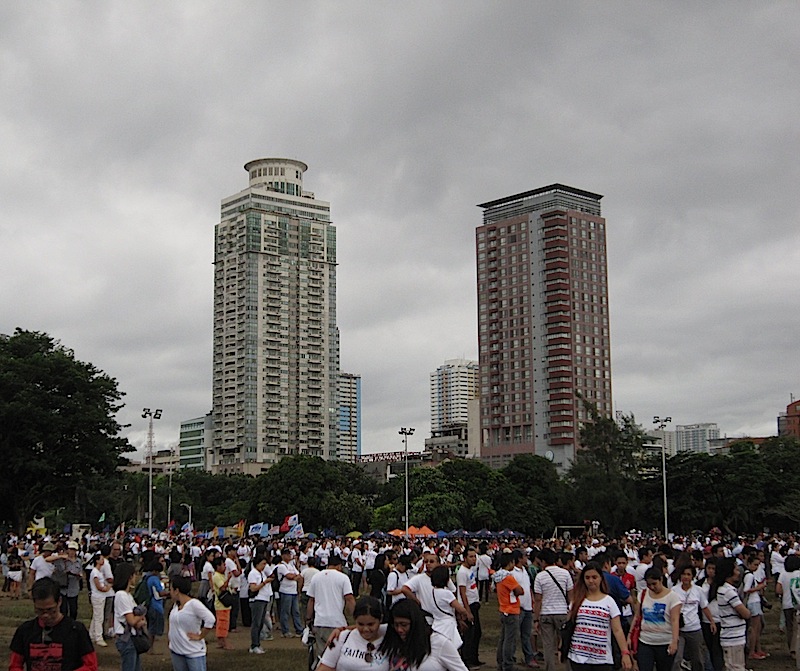 at the Million People March in Luneta