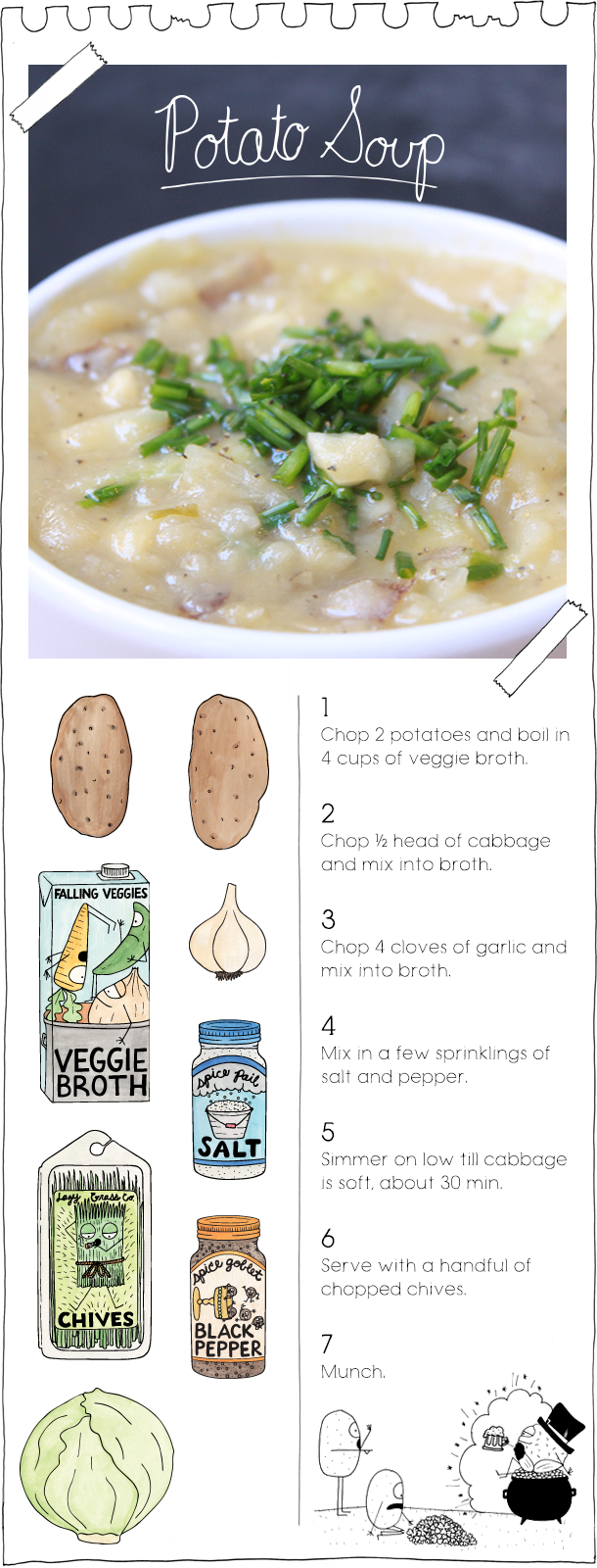 The Vegan Stoner's Potato Soup