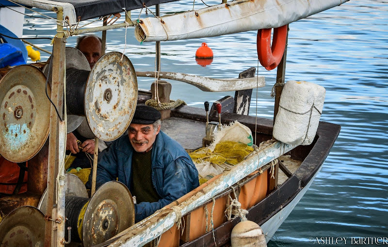 Greek Fisherman - Exploring the Mani, Southern Peloponnese, Greece