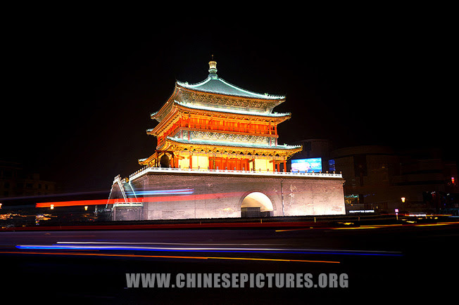 Bell Tower of Xi'an - Night Photo 1