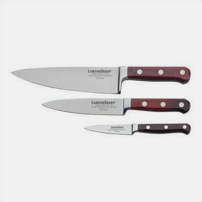 LamsonSharp 3-Piece Forged Chef's Knife Set LamsonSharp 3-Piece Forged Chef's Knife Set