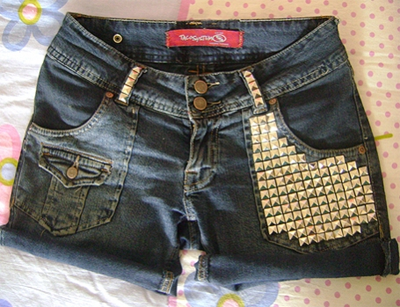 Shorts Jeans Customizados