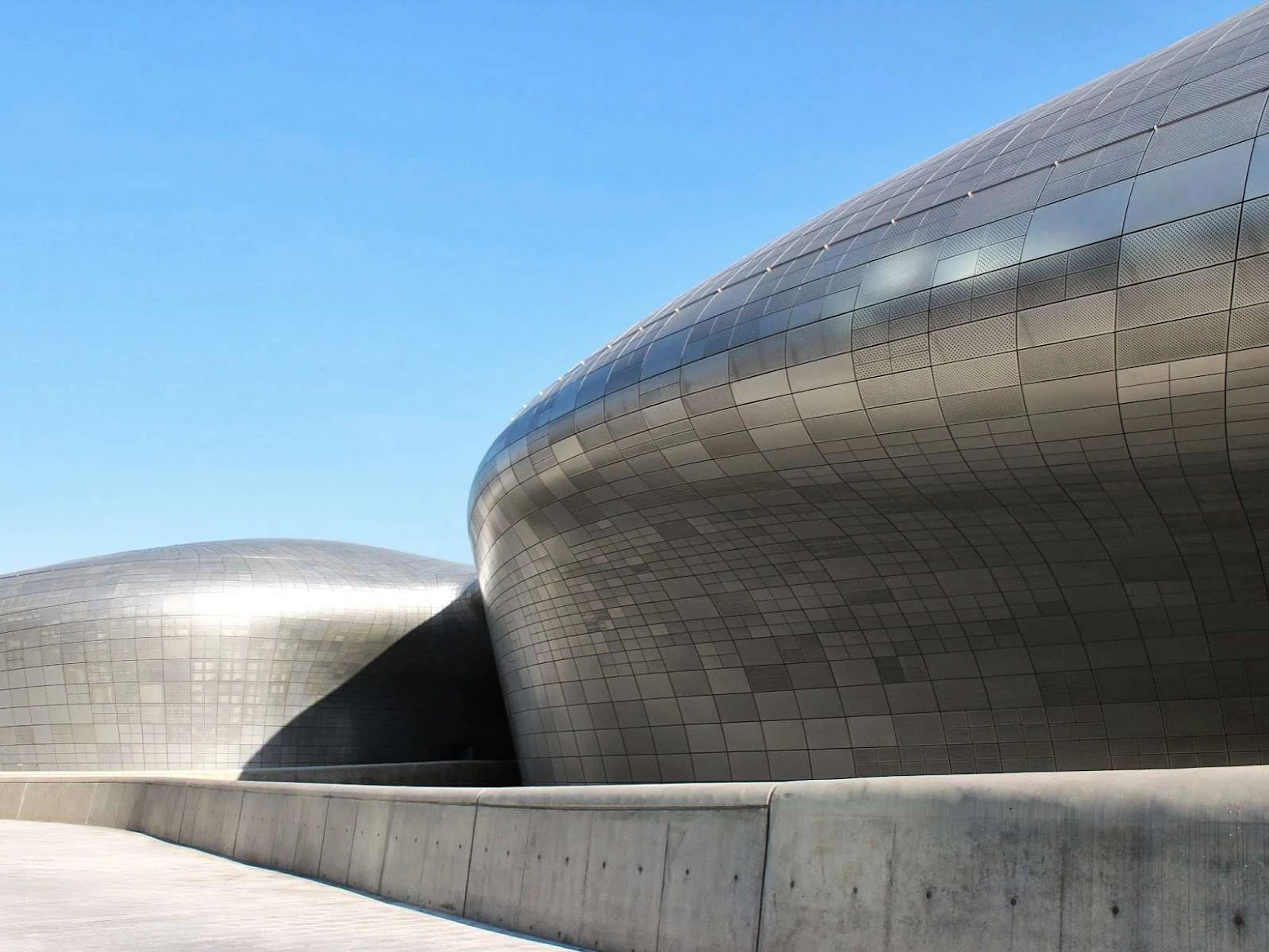 Open Dongdaemun Design Park Plaza by Zaha Hadid