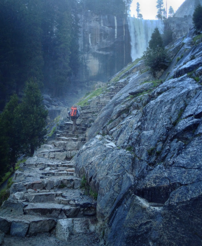 Mist Trail on the way to Half Dome
