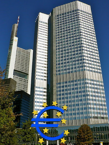 (ECB) European Central Bank headquarters