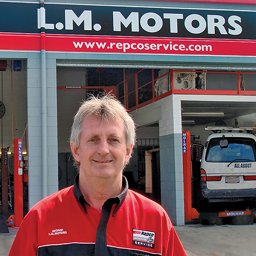 LM Motors - Repco Authorised Car Service logo