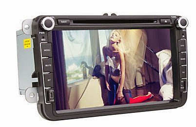  8 Inch Car Dvd Player With 3d Interface For Volkswagen (Gps 800x480, Bluetooth, Dvb-T, Rds, Can Bus)