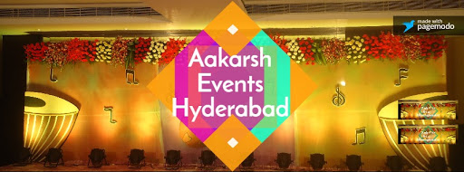 Aakarsh Events Hyderabad - Orchestra Photography Catering MakeUp Mehendi Decorations Sangeet Dandiya, 8-3-167/R/74, Sowmya Apartments , Flat No : 301, Hyderabad, Telangana 500045, India, Musical_Band_and_Orchestra, state TS