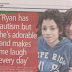 Ryan has autism but he's adorable and makes me laugh every day
