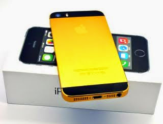 Apple Iphone 5s - 16gb 24k Gold Plated/ Gold and Black/ Verizon - Factory Unlocked/ International