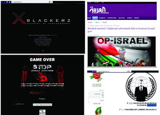 Ataques masivos de Anonymous contra portales web en Israel
