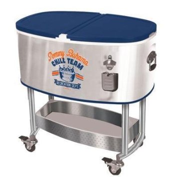 Tommy Bahama 82 Quart Party Cooler | Stainless Steel Coolers