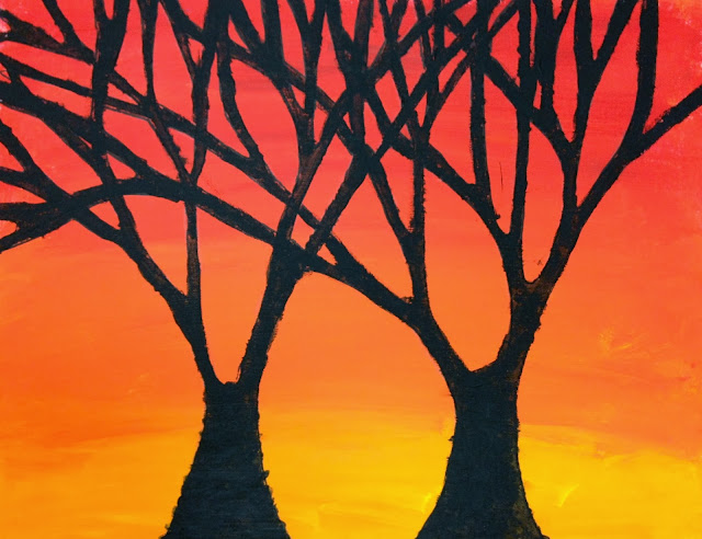 A simple sunset Landscape by artandvectorstudio on DeviantArt