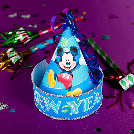 2012 Mickey's New Year Celebration Hat Papercraft